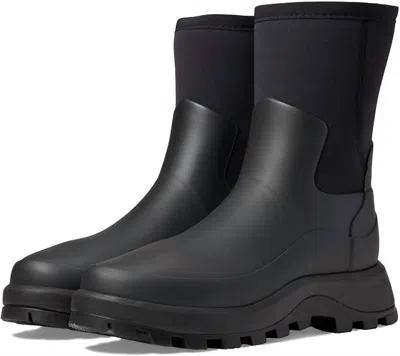 Hunter Women's City Explorer Short Rain Boot In Black