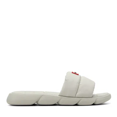 Hunter Women's Coast Casual Slip-on Sandals 5 Light Gray In White