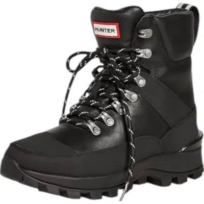 Hunter Women's Commando Boots In Black