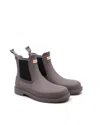 HUNTER WOMEN'S COMMANDO CHELSEA BOOT IN GREY HERON