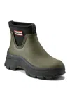 Hunter Eloise Waterproof Neoprene Boot In Dark Green