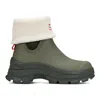 Hunter Women's Esme Lug Sole Waterproof Snow Booties 9 Medium Green