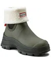 Hunter Women's Esme Waterproof Casual Booties From Finish Line In Medium Green