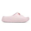 Hunter Faroe Platform Slide Sandal In Pink