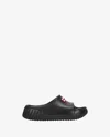 Hunter Faroe Platform Slide Sandal In Black