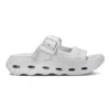 Hunter Women's Greta Slip-on Open Toe Casual Sandals 11 White In Silver