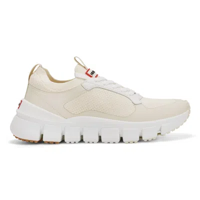 HUNTER Women's Irena Casual Lace-up Sneakers 10 Light Natural