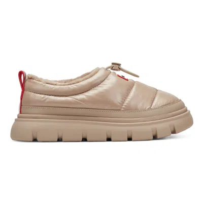 Hunter Women's Madi Insulated Water Resistant Slip-on Mules 11 Light Natural In Neutral