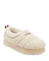 Hunter Madisons Faux Shearling Clog In Neutral