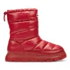 Hunter Women's Maribel Lug Sole Insulated Waterproof Snow Booties 10 Medium Red