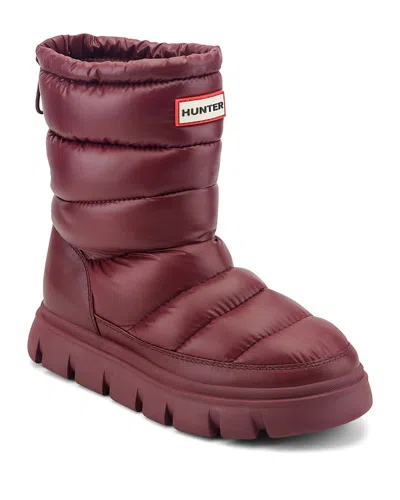 Hunter Women's Maribels 2 Puffer Boots In Purple