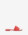 Hunter Marina Slide Sandal In Red