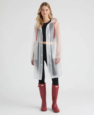 Hunter Women's Maxi Rubber Jacket In Brown