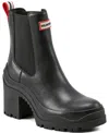 Hunter Miana Waterproof Block Heel Chelsea Boot In Black