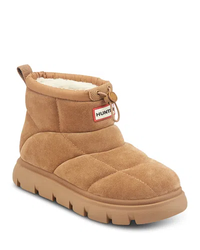 Hunter Women's Mist Suede Water Resistant Ankle Boots In Multi