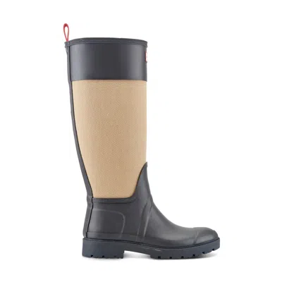 Hunter Women's Nissa Waterproof Tall Riding Boots 5 Medium Brown In Black