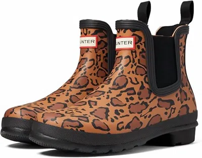 Hunter Women's Original Chelsea Boots In Leopard