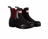 Hunter Women's Original Gloss Chelsea Boots In Onyx/autumn Stone