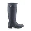 Hunter Original Back Adjustable Tall Rain Boot In Black
