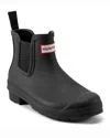 Hunter Women's Original Rubber Chelsea Boots In Black