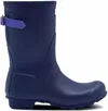 Hunter Women's Original Short Back Adjustable Rain Boot In Melody/electric Storm In Multi