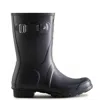 Hunter Women's Original Short Rain Boots 11 Navy In Black