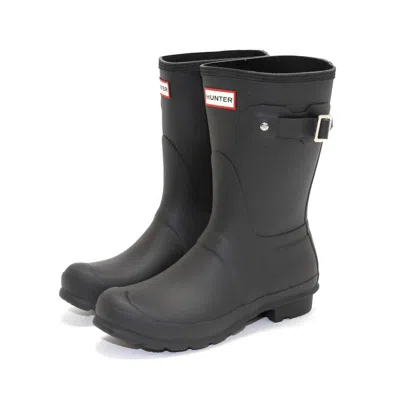 HUNTER WOMEN'S ORIGINAL SHORT RAIN BOOTS IN BLACK