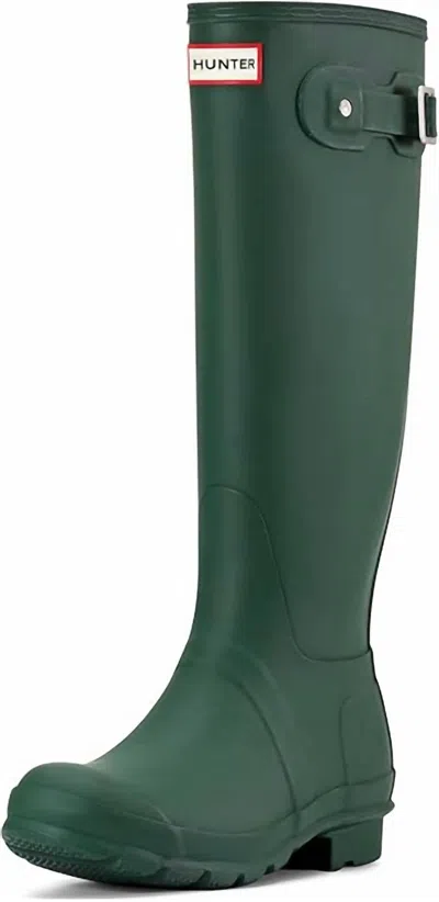 Hunter Women's Original Tall Rain Boot In  Green