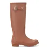 Hunter Women's Original Tall Rain Boots 11 Medium Natural In Brown