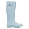 Hunter Original Short Waterproof Rain Boot In Blue