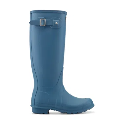 Hunter Women's Original Tall Rain Boots 5 Medium Blue