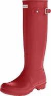 Hunter Women's Original Tall Snow Rain Waterproof Boots In Red In Red