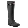 Hunter Original Back Adjustable Tall Rain Boot In Black