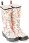Hunter Women's Play Boot Tall In Sonic Logo Print In Multi
