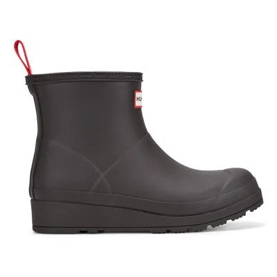 Hunter Women's Play™ Insulated Vegan Shearling Short Rain Boots 11 Dark Brown