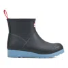 Hunter Women's Play™ Insulated Vegan Shearling Short Rain Boots 5 Dark Blue