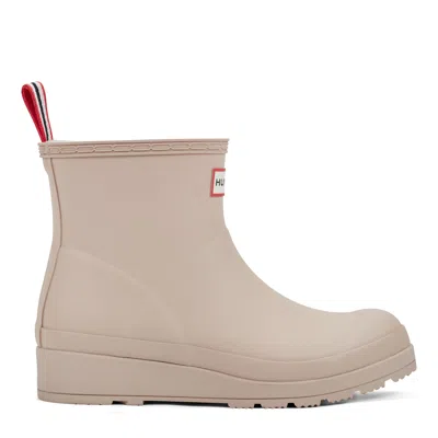 Hunter Women's Play™ Short Rain Boots 10 Medium Natural In Neutral