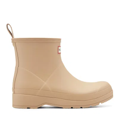 Hunter Women's Play™ Short Rain Boots 11 Medium Natural In Neutral