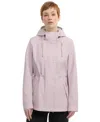 Hunter Short Rubberized Waterproof Rain Jacket In Rose