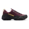 Hunter Women's Sara Casual Lace-up Waterproof Sneakers 11 Dark Purple In Red