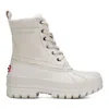Hunter Women's Sussex Insulated Waterproof Duck Boots 11 Ivory In White