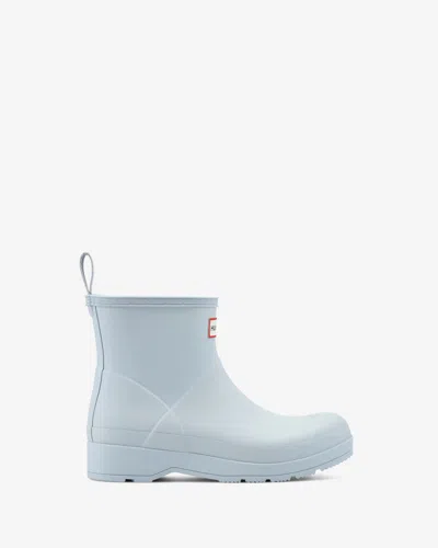 Hunter Women's W Play Short Boot In Arctic Ice M In Blue