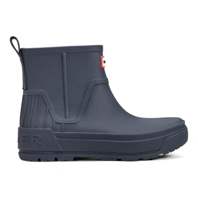 Hunter Women's Wales Waterproof Rain Booties 10 Dark Blue
