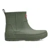 Hunter Women's Wales Waterproof Rain Booties 10 Medium Green In Animal Print