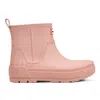 Hunter Women's Wales Waterproof Rain Booties 10 Medium Pink In Animal Print
