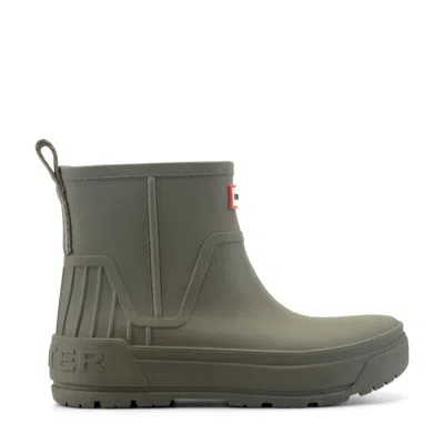 Hunter Women's Wales Waterproof Rain Booties 5 Dark Green