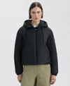 Hunter Leah Puffer Coat In Black