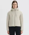Hunter Women's Zip Up Puffer Jacket In Neutral