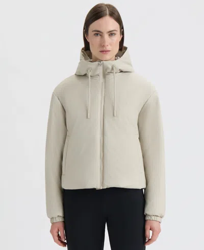 Hunter Women's Zip Up Puffer Jacket In Neutral