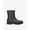 Hunter Womens Black Downpour Short Rubber Wellington Boots Eur 39 / 6 Uk In Black
